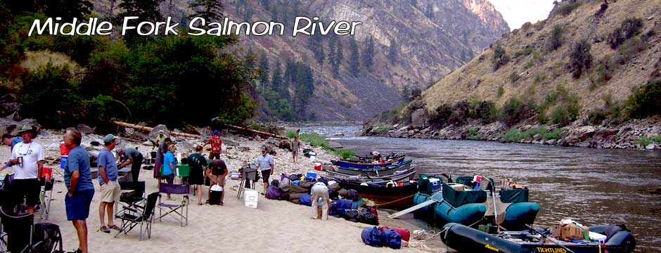 Jeff Helfrich Fly Fishing on the Middle Fork Salmon River