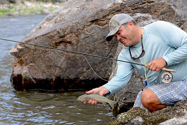 Jeff Helfrich FLY FISHING MIDDLE FORK SALMON RIVER IN IDAHO