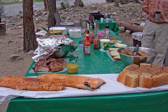 Jeff Helfrich Salmon River Middle Fork Delux Camping Trips